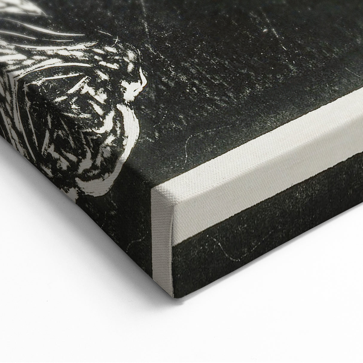 Expressionist Anxiety Print – Bold Black and White Abstract Wall Art