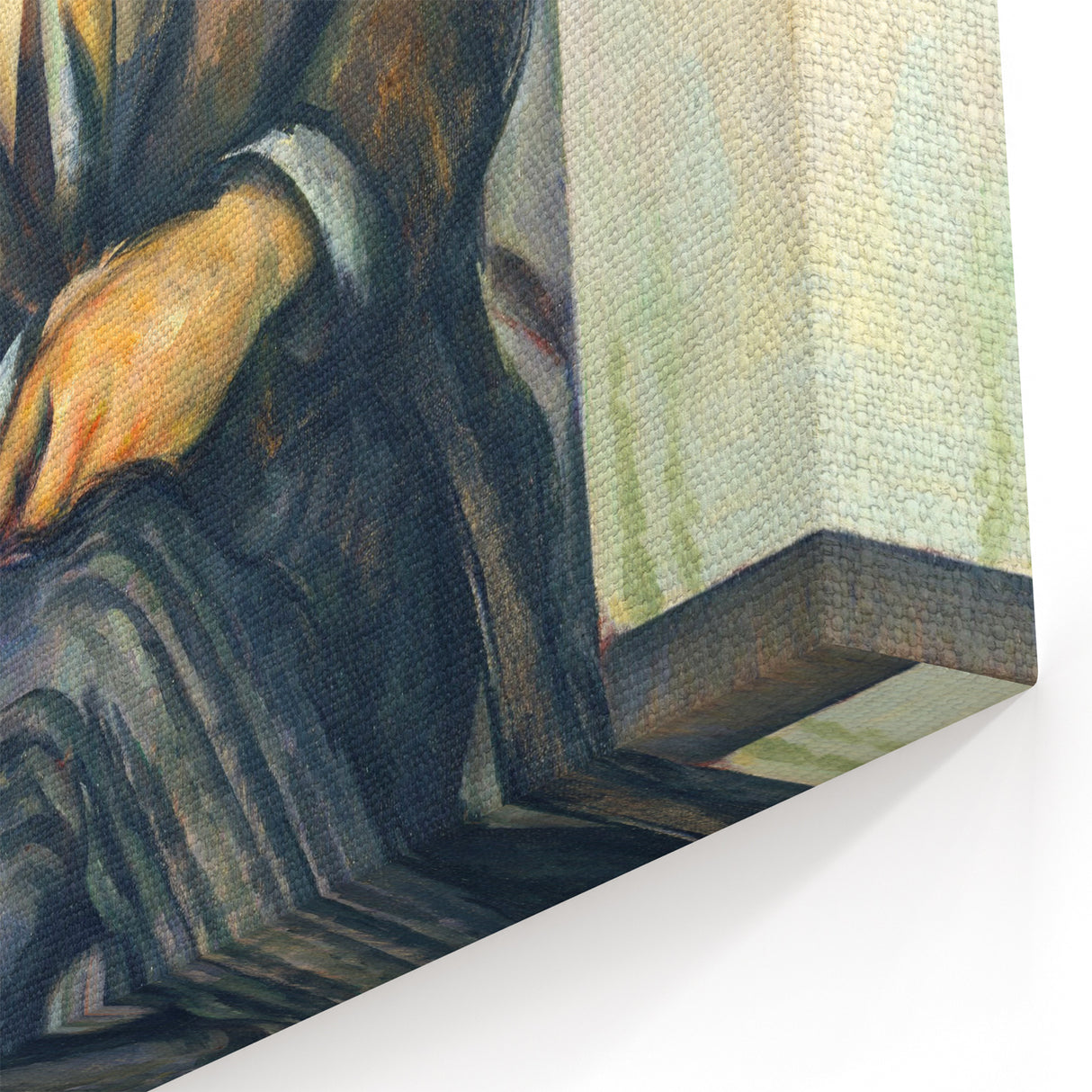 Impressionism Wall Art: Seated Peasant by Paul Cézanne Prints
