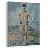 Impressionism Wall Art: The Bather by Paul Cézanne Prints