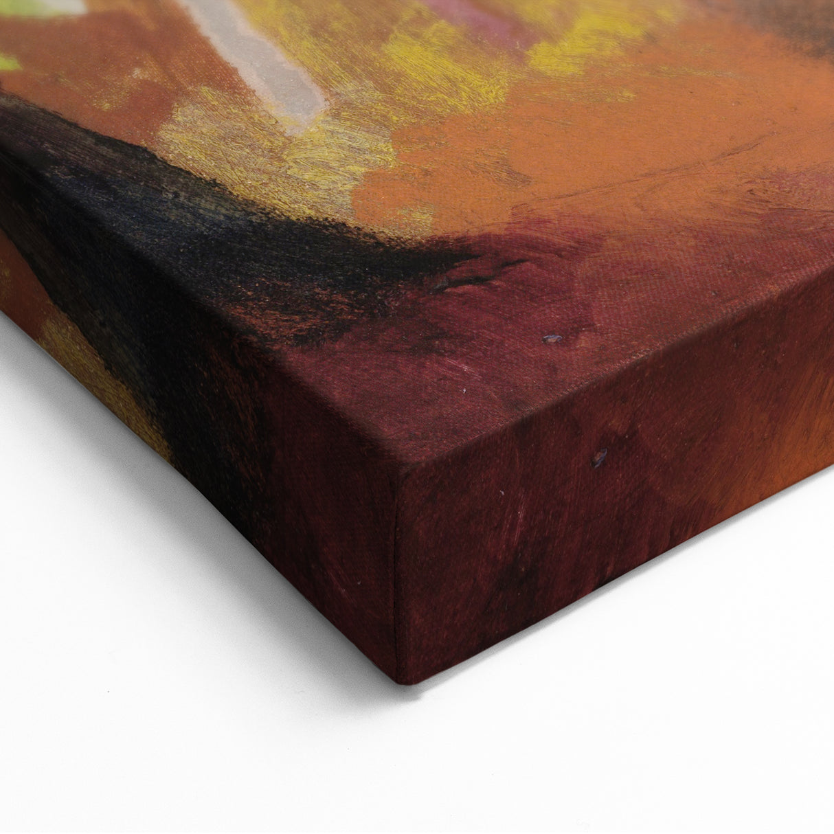 Expressionist Nature Scene – Vibrant Abstract People Canvas Wall Art