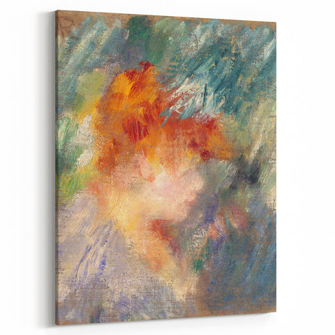 Impressionism Wall Art: Jeanne Samary by Pierre-Auguste Renoir Prints