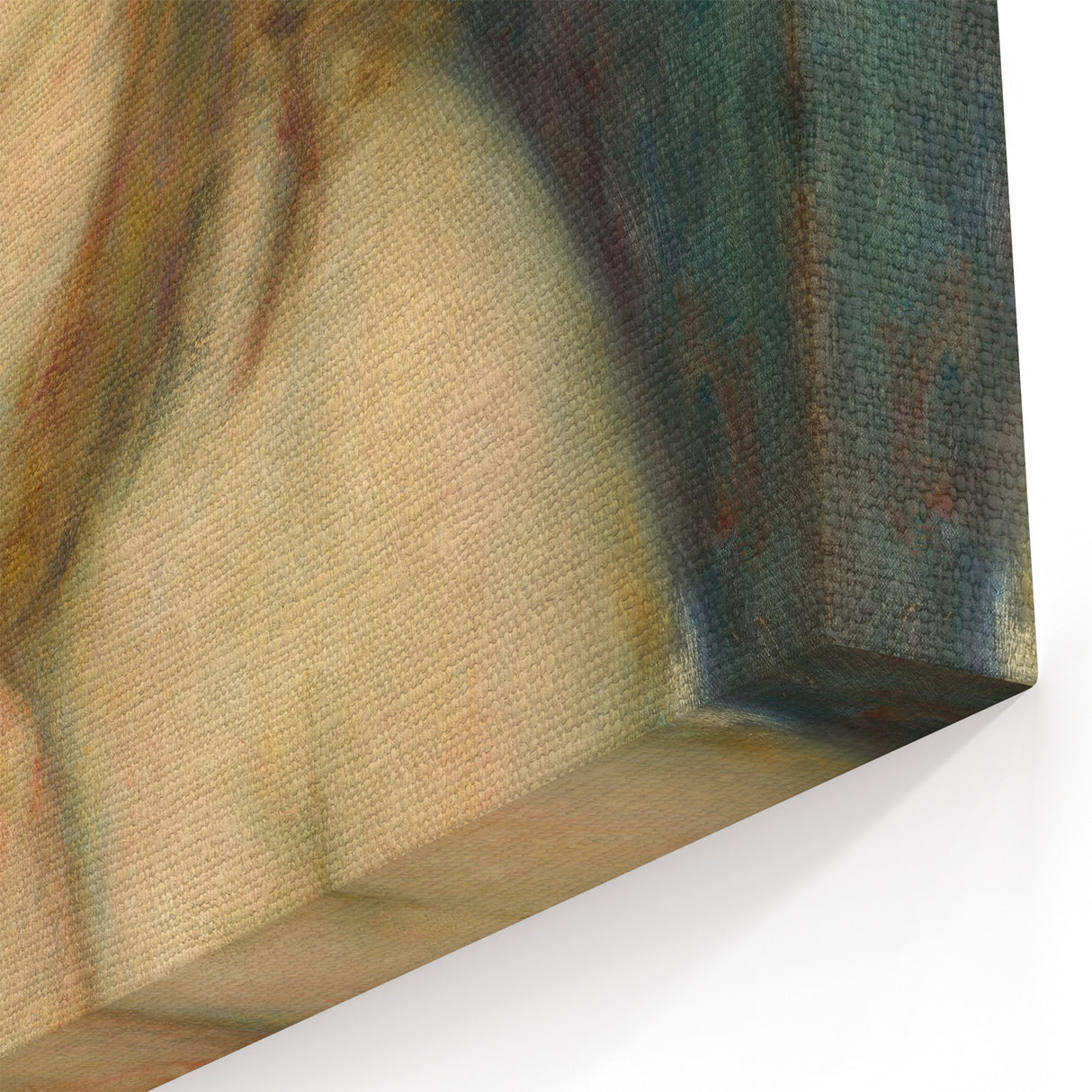 Impressionism Wall Art: Young Woman Braiding Hair by Renoir Prints