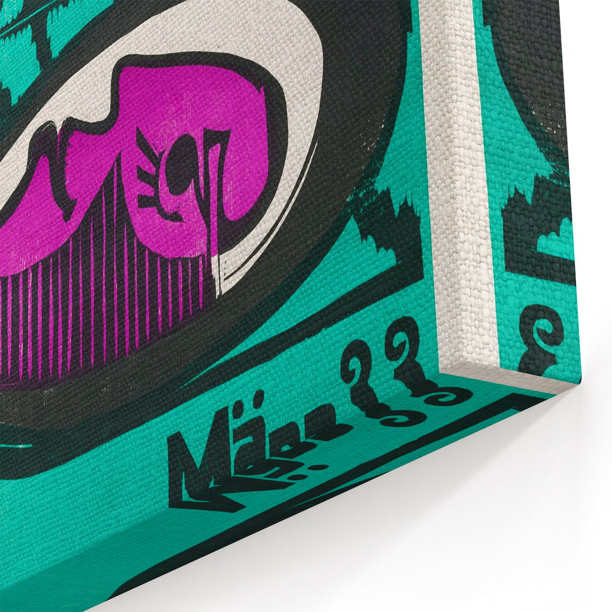 Expressionist Art Poster – Vibrant Abstract Bern Kunsthalle Wall Art