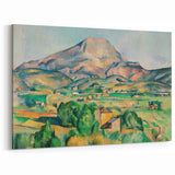 French Impressionist Landscape Art - Mont Sainte-Victoire by Cézanne