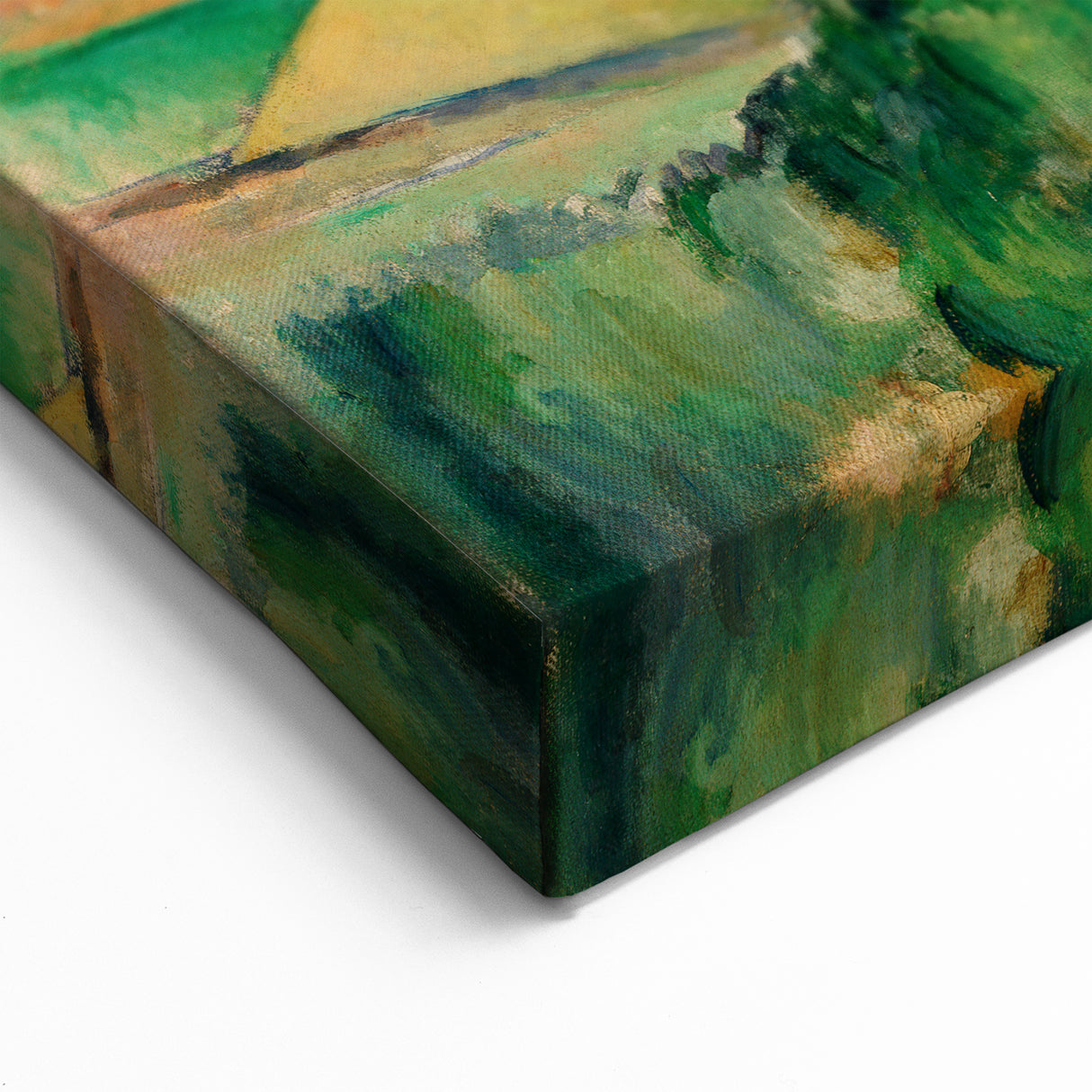 French Impressionist Landscape Art - Mont Sainte-Victoire by Cézanne
