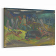 Expressionist Hunting Scene – Bold Abstract Boar Hunt Wall Art