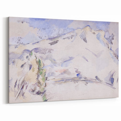 Impressionist Sketch of Mont Sainte-Victoire by Paul Cézanne