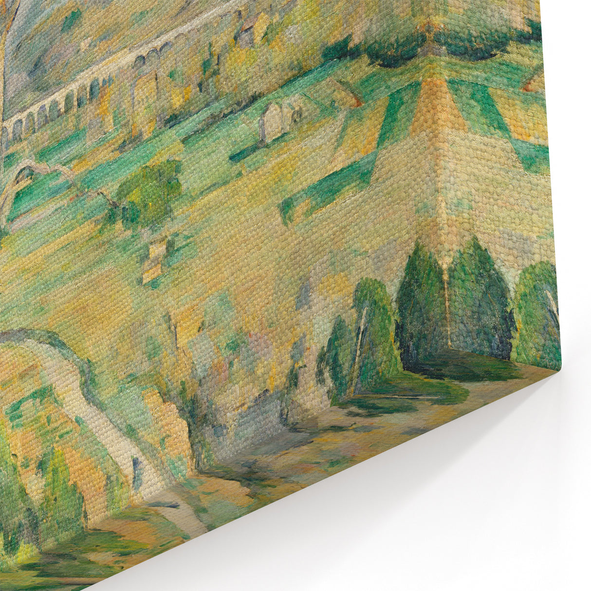 Impressionist Landscape Art - Viaduct of Arc River by Cézanne