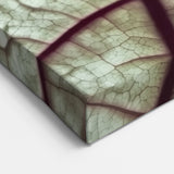 Elegant Purple Leaf Wall Art – Botanical Nature Close-Up