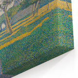 Pointillist Orchard Scene - Impressionist Wall Art Canvas Print