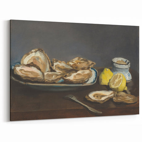 Manet Oysters Still Life - Classic Impressionist Wall Art Print