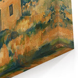Cézanne Abandoned House Landscape - Impressionist Wall Art Print