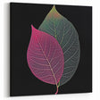 Colorful Leaf Wall Art – Vibrant Botanical Design