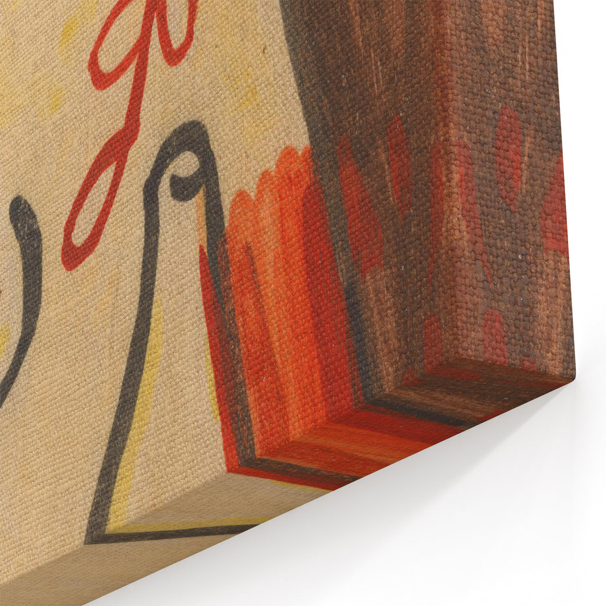 Sitting Woman Modern Wall Art – Bold Abstract Decor