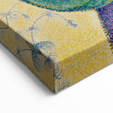 Femme à l'Ombrelle Modern Wall Art – Vibrant Pointillist Decor