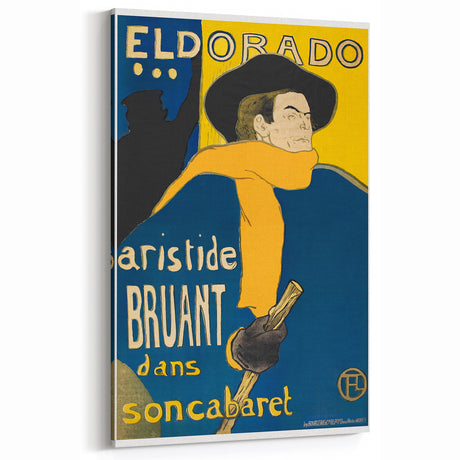 Aristide Bruant Modern Wall Art – Vintage Cabaret Poster