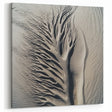 Stretched Canvas Nature Art - Sand Pattern Wall Art Closeup