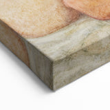 Modern Wall Art: Serene Nude Portrait by the Sea in Soft Tones