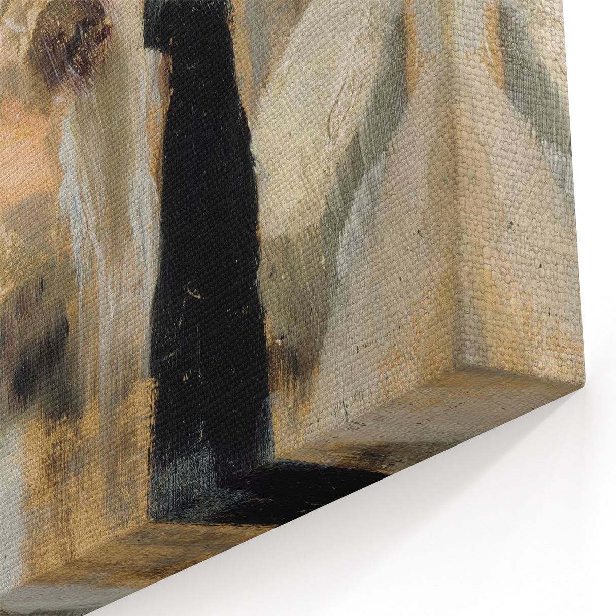 Modern Wall Art: Emotional Abstract Scene of Surgery in Muted Tones