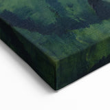 Modern Wall Art: Serene Countryside Landscape in Green and Blue