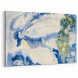 Modern Wall Art: Abstract Fish Composition in Oceanic Blue Tones