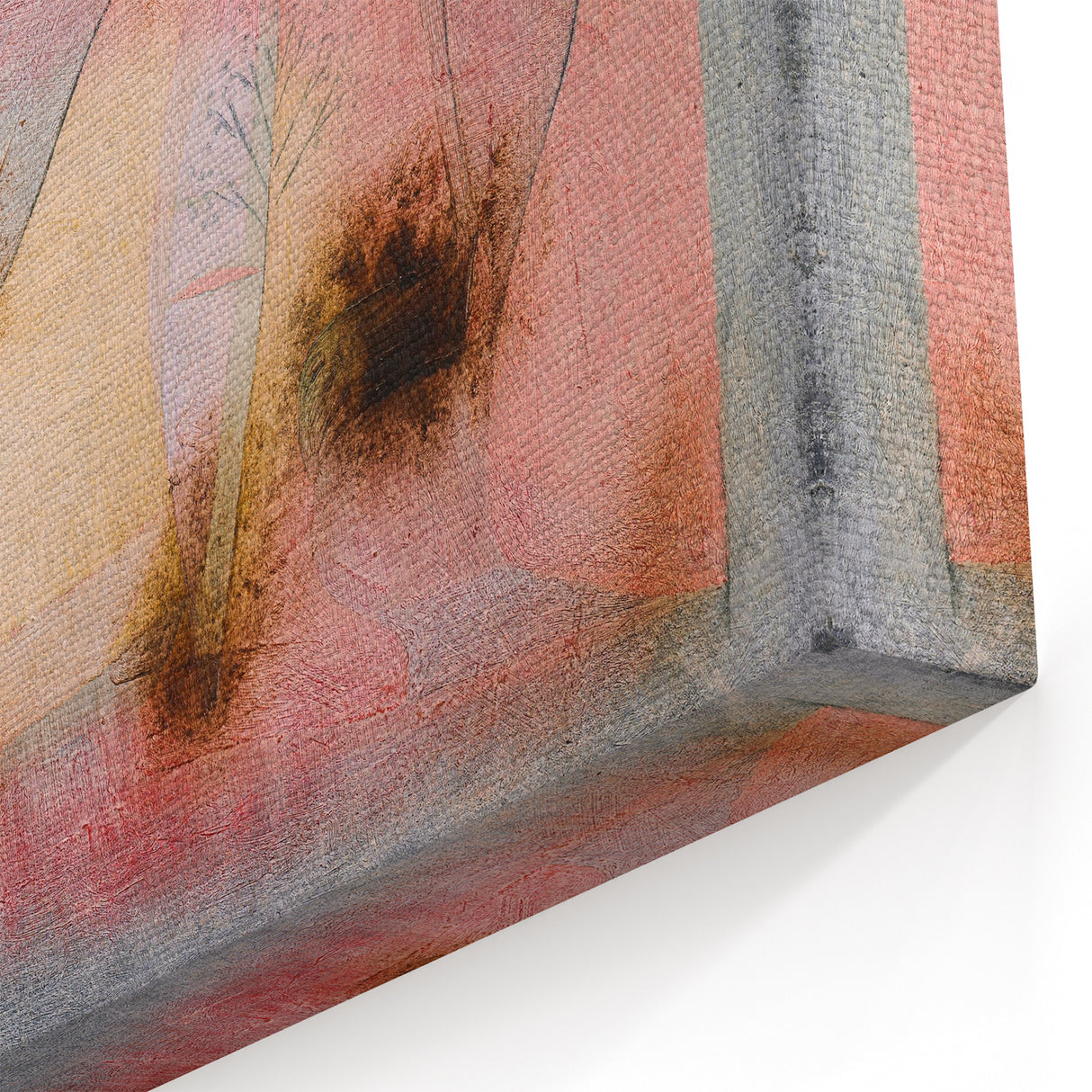 Modern Wall Art: Abstract Botanical Composition in Warm Tones