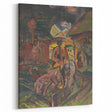 Emotive Expressionist Landscape - Departure Canvas Print in Bold Colors