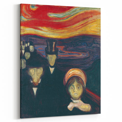 Expressionist Art: "Anxiety" Abstract Expressionism Wall Decor