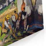 Impressionist Landscape Wall Art - Claude Monet Style Fishermen Scene