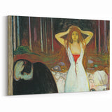 Expressionist Art: "Ashes" Abstract Modern Expressionism Wall Decor