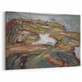 Expressionist Art: "Coastal Landscape" Modern Expressionism Wall Art