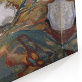 Expressionist Art: "Coastal Landscape" Modern Expressionism Wall Art