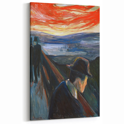 Expressionist Art: "Despair" Modern Abstract Expressionism Wall Decor