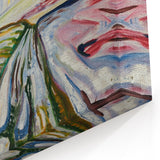 Expressionist Art: "Field in Snow" Modern Expressionism Landscape Art