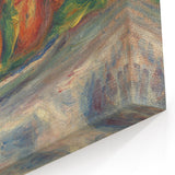 Impressionist Painting – Quiet River and Distant Mountains