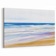 Abstract Ocean Waves Wall Art - Vibrant Coastal Beach Scene Decor