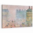 Impressionist Wall Art – Tranquil Garden with Blooming Flowers