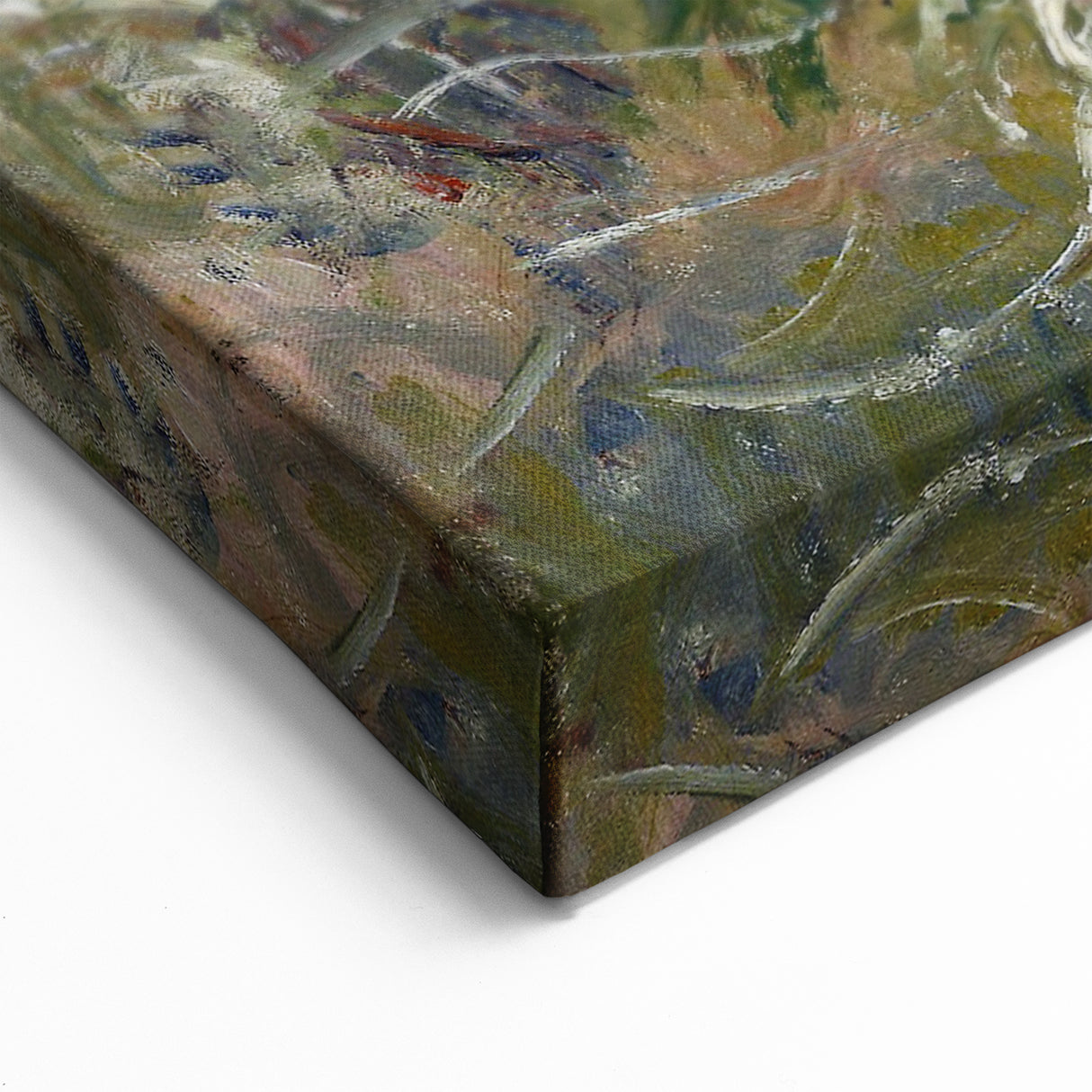 Impressionist Art – Vibrant Garden with Blossoming Flowers