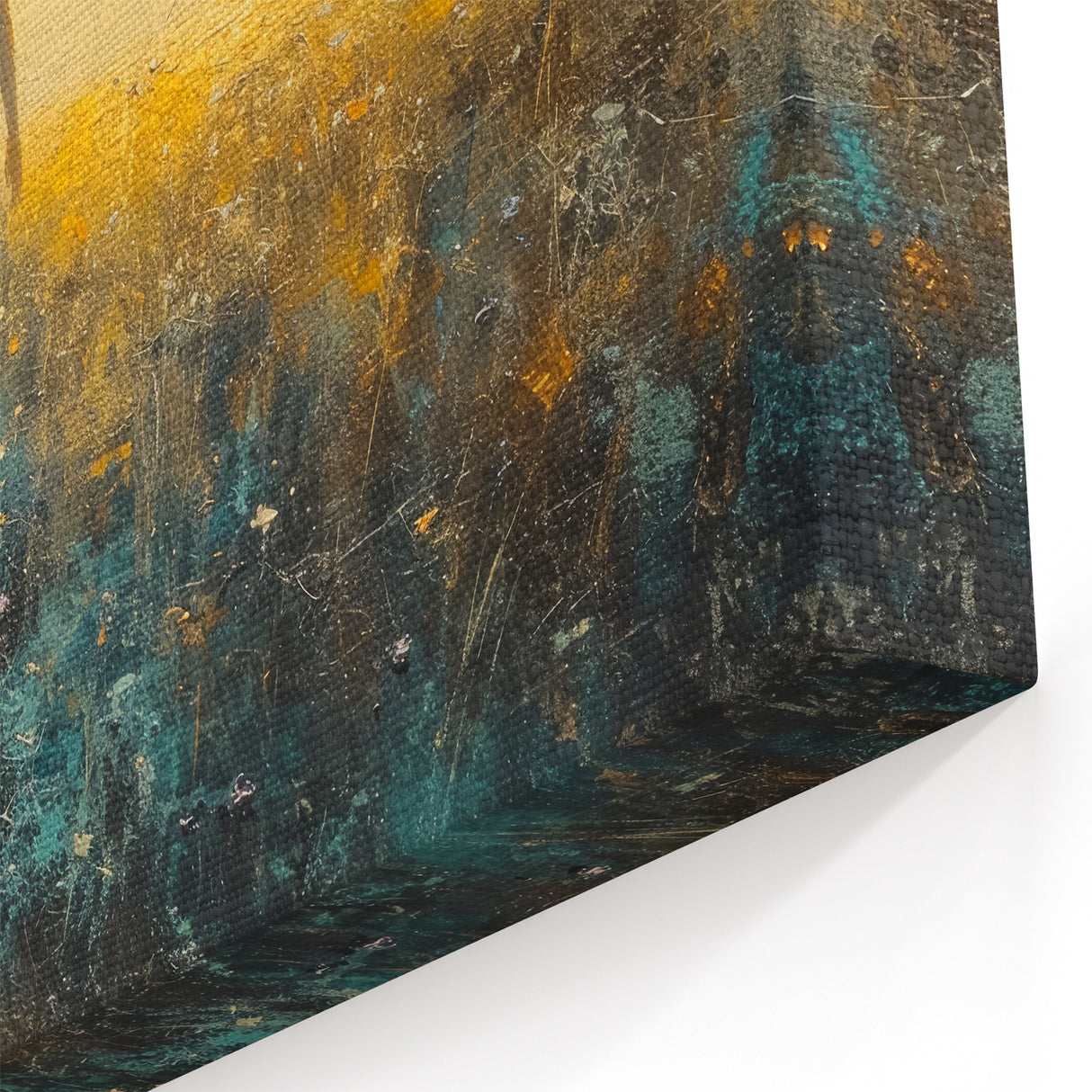 Contemporary Figurative Wall Art - Dreamy Sunset Abstract Design