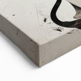 Abstract Figurative Cat Art - Modern Dual-Tone Feline Wall Decor