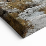 Autumn Stone Bridge Wall Art - Warm Fall Foliage Canvas Print