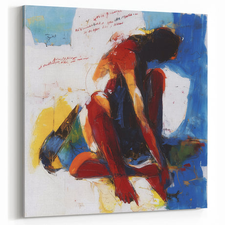 Contemporary Figurative Prints - Expressive Human Form in Bold Colors