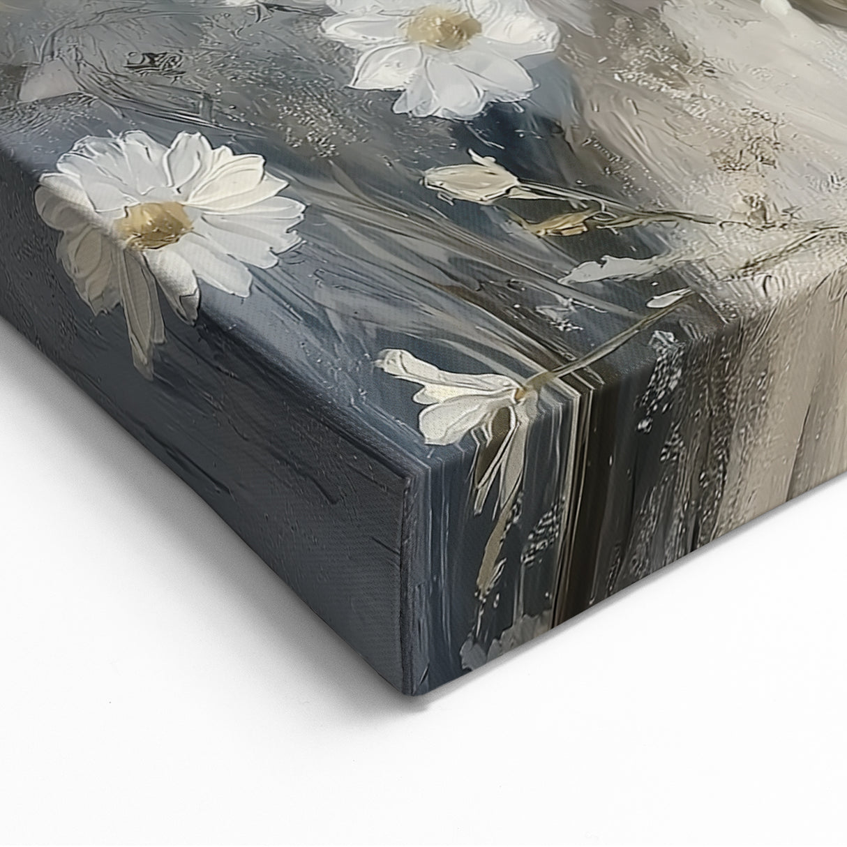 Modern Figurative Abstract Canvas - Elegant Floral Wall Art Design
