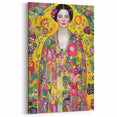 Colorful Figurative Abstract Canvas - Vibrant Floral Wall Art