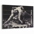 Modern Wall Art - Dynamic Boxing Match Scene - Contemporary Decor