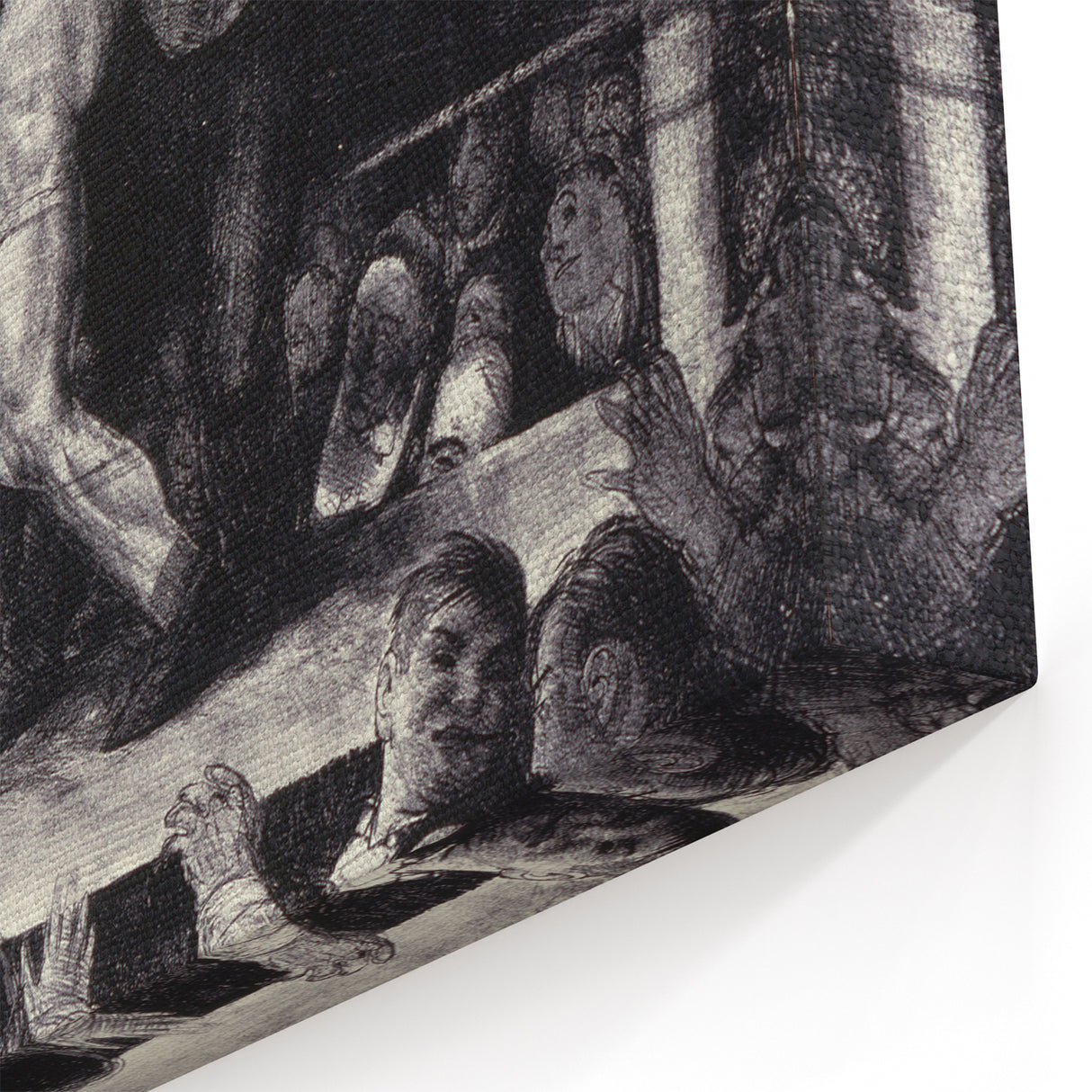 Modern Wall Art - Dynamic Boxing Match Scene - Contemporary Decor