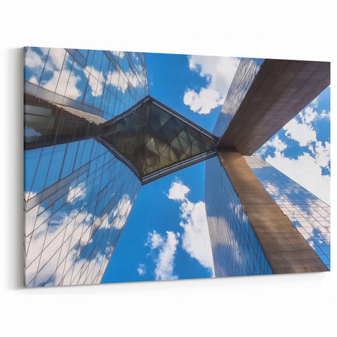Modern Bridge Wall Art - Scenic Bridge Canvas Prints for Home Decor