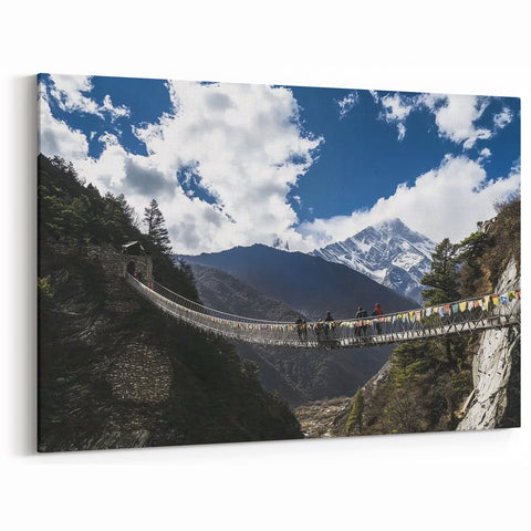 Suspension Bridge Wall Art - Scenic Bridge Canvas Prints