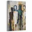 Modern Figurative Wall Decor - Abstract Human Figures Canvas Art