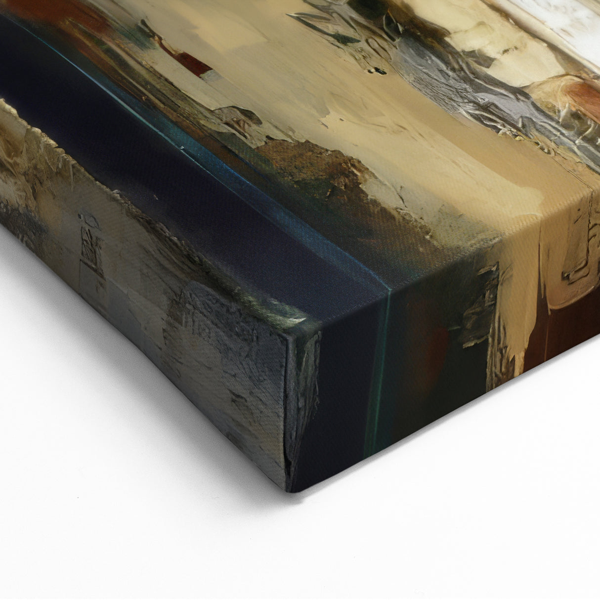 Modern Figurative Wall Decor - Abstract Human Figures Canvas Art